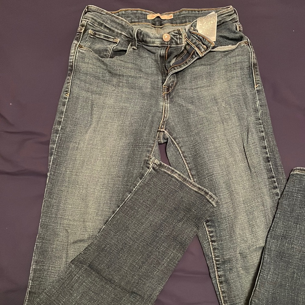 LEVIS MID RISE SKINNY JEANS